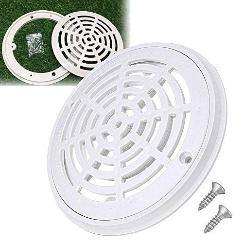 Oral Dentistry 8 Inch White Main Drain Cover Replacement Universal Round Swimming Pool