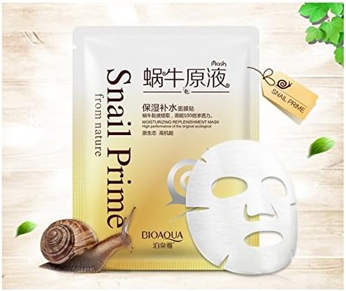 Moisturizing Replenishment Mask Snail Prime Facial Mask From Nature Face Care Product by Lovestore2555