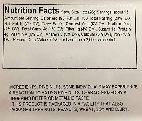 Jansal Valley Raw Pine Nuts, 1 lb