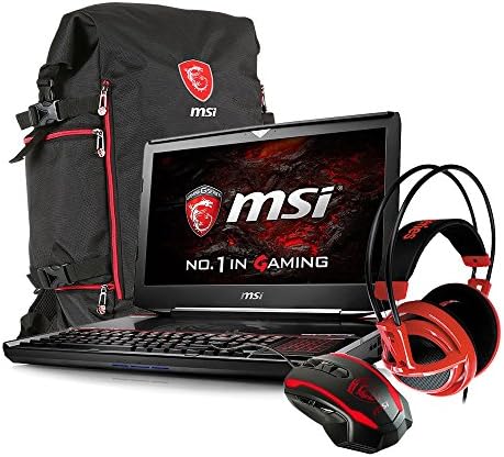 MSI GT83 TITAN-027 18.4" Desktop Performance Gaming Laptop - Intel Core i7-8850H, GTX1080 SLI, 32GB DDR4, 1TB NVMe SSD RAID +1TB, Mechanical Keyboard, Win 10, VR Ready + Gaming Bundle