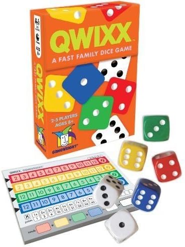 WallEc(TM) Qwixx - A Fast Family Dice Game GMW1201 Gamewright