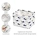 Home Decor Canvas Storage Bins Basket Organizers for Baby Toys,Makeup,Books,4 Pack