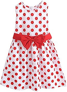 Abalaco Girls Kids 100% Cotton Summer Printed Sundress Floral Casual Toddler Tutu Dress