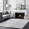 nuLOOM Tristan Contemporary Area Rug, 4' x 6', Grey
