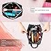 Makeup Bag Leather Travel Makeup Cosmetic Bag for Women Waterproof Makeup Organizer Purse Leather Large Capacity Toiletry Pouch Storage Makeup Tools Jewelry Foundation (Black)