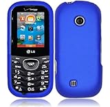 Pleasing Blue Hard Case Cover Premium Protector for LG Cosmos 3 VN251S LG Cosmos 2 VN251 (by Verizon) with Free Gift Reliable Accessory Pen