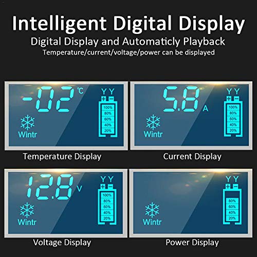 Labyrinen 12V 6A Motorcycle Automotive Battery Charger Maintainer with Intelligent Digital Display, Fully Intelligent Universal Repair Type Lead Acid Storage Charger