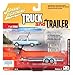 1964 Ford Ranchero Pickup Truck with Open Car Trailer Skylight Blue Ltd Ed to 2,560 pcs 1/64 Diecast Model Car by Johnny Lightning JLBT009 B