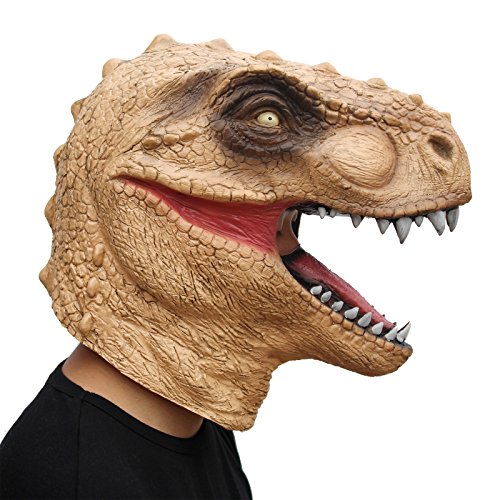 CreepyParty Novelty Halloween Costume Party Animal Head Mask Dinosaur