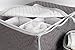 China and Stemware Storage Set Deluxe Microfiber with Braidz Foam Padding - Grey