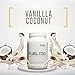 Delicious Vanilla Coconut Flavor, Fuel X30 Premium Quality Whey Isolate Protein, Atomic Strength Nutrition, 2 Pounds, 25g Protein Per Scoop