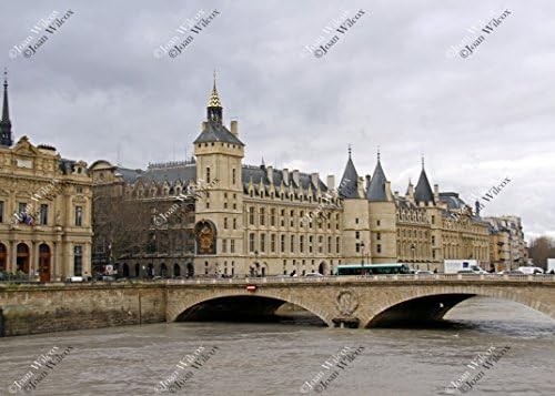The Conciergerie on the River Seine Paris France Law Courts Palace Architecture Original Fine Art Photography Wall Art Photo Print
