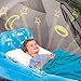 Bestway Dream Glimmers Kids Airbed, Blue | Projects Stars & Night-Light Onto Ceiling | Great For Toddlers Ages 2-4