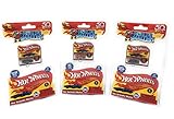 Worlds Smallest Hot Wheels Series 2 Set of 3 Cars - 1990 Purple Passion - 2008 Custom Otto - 2008 Fast Fish