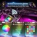 Car LED Strip Light, Wsiiroon Newest Style Remote and APP Control Car Interior Lights, Upgrated 16 Fixed Colors, Infinite DIY Colors, New Type Lamp Strip, Sound Active Function(DC 12V)thumb 4