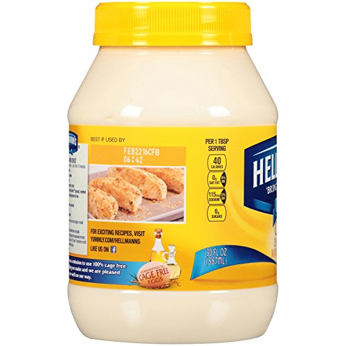 Hellmann's Mayonnaise Dressing Canola Cholesterol Free 30 oz Food