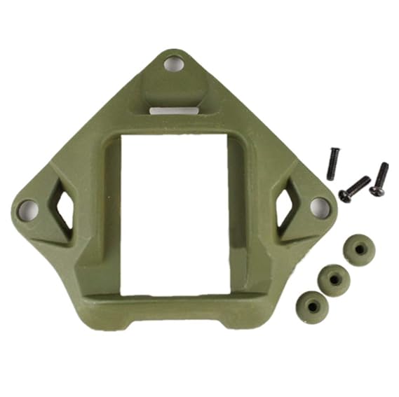 haoYK Tactical Airsoft Paintball Helm Zubehör VAS Nachtsicht Abdeckung NVG Mount Metal Base for Fast ACH Mich IBH Helmet