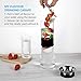 Glass Water Carafe 44 Ounces Heat Resistant Drip-Free with Filter Pot Lid, 10.5 Inches Fruit Skewer, Borosilicate Glass Water Pitcher for Hot or Cold Drink