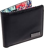 Marvel Comics Men's Retro Interior Print Bifold Wallet (Multi-Color)