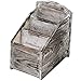 Supla 3 Slot Rustic Torched Wood Remote Control Caddy Media Organizer Desktop Organizer Remote Control Holder Pen Pencil Sundries Holder Storage Rack Supply Storage Rack for Office Living Room
