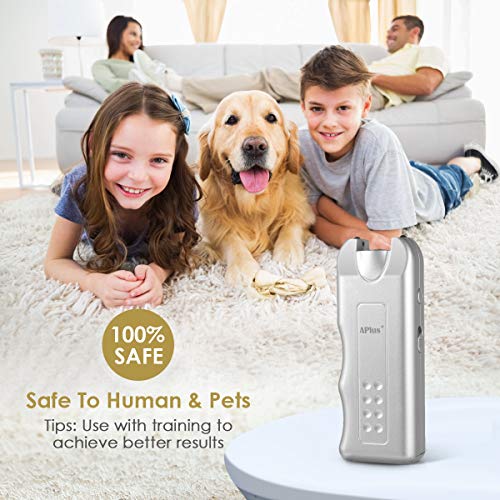 Zomma Handheld Dog Repellent, Ultrasonic Infrared Dog Deterrent, Bark Stopper + Good Behavior Dog Training