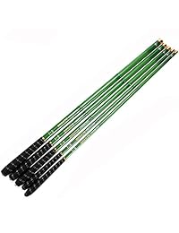 Goture   1 caña de pescar para carpas, fibra de carbono, ultraligera, telescópica, 3 segmentos, 9.8 ft