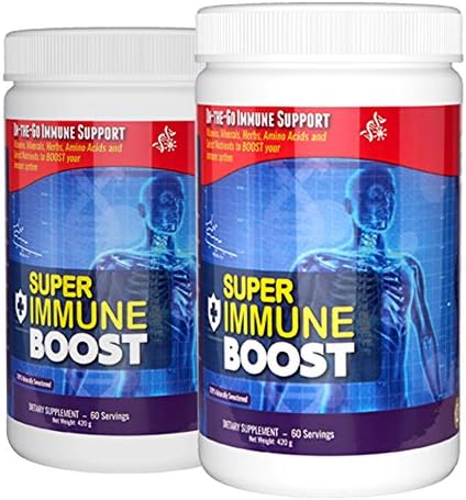 Super Immune Boost Powder 4 Month Supply, TruBaio Immune System Booster w/ Vitamins, Minerals, Herbs, Amino Acids and Select Nutrients for superior Medicinal Support