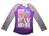 Shopkins Girls Long Sleeve Raglan Shirt 4-16