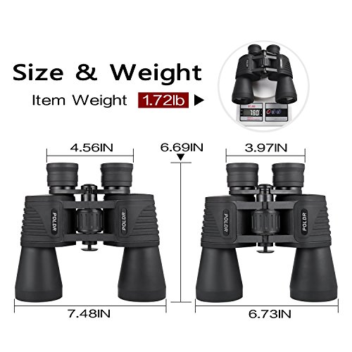10x50 Binoculars for Adults, Clear Binocular for Bird watching Stargazing Hunting Sightseeing Stargazing Climbing Traveling Outdoor Sport Game Concerts