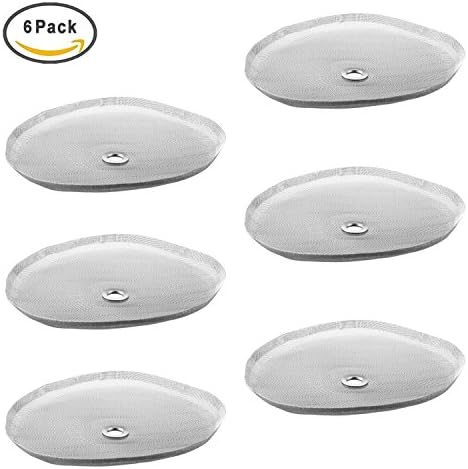 4" French Coffee Press Replacement Filter Screen by Yitee - 6 Pack filters - Best Universal 8-Cup (1000ml) Stainless…