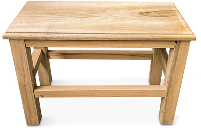 Solid wood High stool Change shoe bench Dining chair stool Chinese style Unpainted Household restaurant