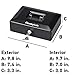 SentrySafe Black Metal Box, Locking Cash Box With Removable Money Tray, Money Holder for Cash, Locks with a Key, Small, CB-10