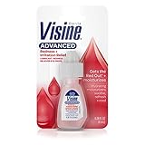 Visine Advanced Relief Lubricant/Redness Reliever Eye Drops, 0.28 Fl. Oz (Pack of 6)