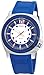 Casio Men's Core MTP1317B-2AV Blue Resin Quartz Watch with Blue Dial