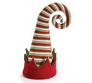 Amazon.com: Christmas Tree Topper~ Large Elf Hat: Home 