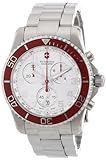 Victorinox Swiss Army Men's 241434 Maverick GS Silver Chronograph Dial Watch