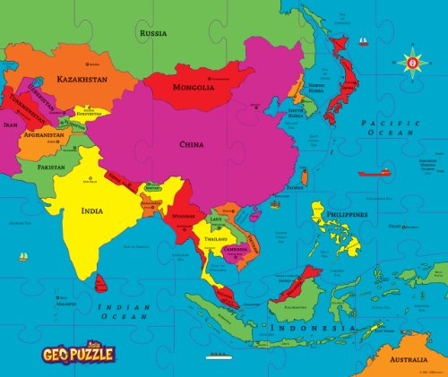 Geotoys 6 GeoPuzzles - One Box