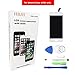 LCD Screen Replacement with Touch Screen Digitizer Frame Assembly Set for iphone 6 Plus(white)