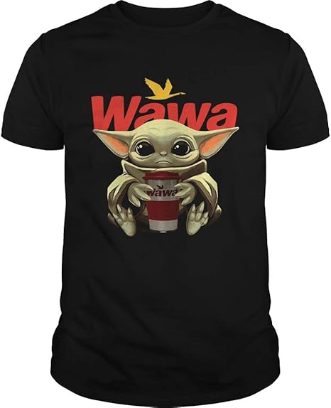 Amazon.com: TRAM ANH STORE Baby Yoda Hug Wawa Coffee Shirt-2020 T Shirt-Gift for Friends Females 
