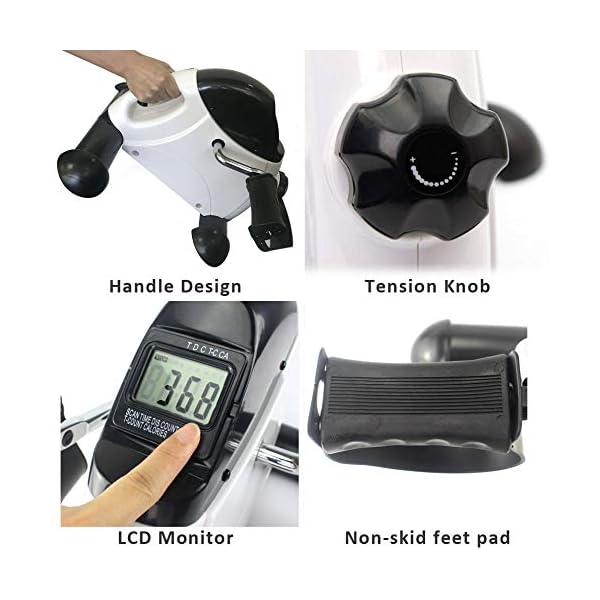 Ipalmay-Under-Desk-Bike-Pedal-Exerciser-with-LCD-Display-for-Legs-and-Arms-Recovery-Exerciser-with-Adjustable-Resistance Ipalmay Under Desk Bike Pedal Exerciser with LCD Display for Legs and Arms, Recovery Exerciser with Adjustable…