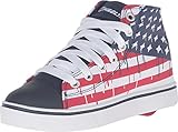 Heelys Boy's Hustle American Flag (Little Kid/Big Kid/Adult) Blue/White/Red Sneaker 4 Big Kid, Men's 4 M