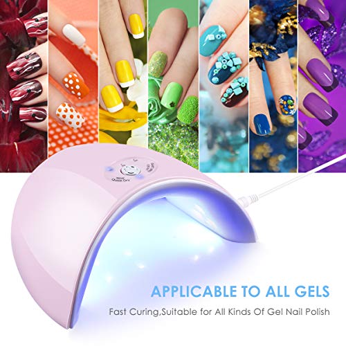image for oenbopo 36W UV Light Nail Lamp, Portable 12 LED Nail Curing Lamp Nail 