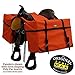 TrailMax Over-The-Saddle Pack Pannier Bags; Fit Most Western & Endurance Riding Saddles; Ideal for Hunting Camp & Packing Gear; Orange