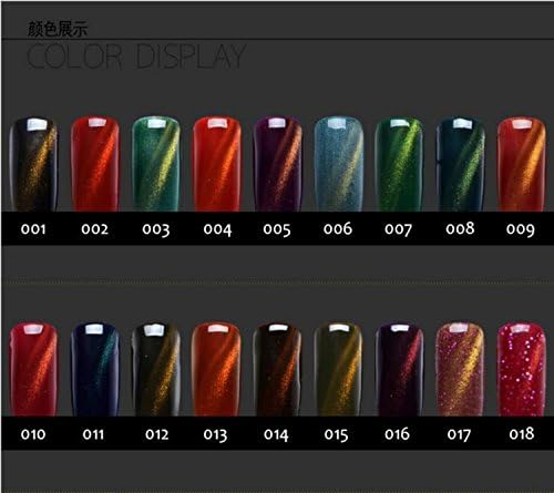 18 Colors per 3D Set Cat Eye Gel Nail Art Gel with Magnet (1)