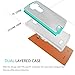 TILL for LG G4 Case, TILL(TM) [Turquoise] [Shock Absorption] Dual Layer Hybrid Rugged Defender Soft Rubber & Hard Plastic Protective Grip Cute Case Cover for LG G4 H810 H811 LS991 US991 VS986