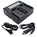Sony BC-U2 Replacement Dual Channel Battery Charger with LCD Display for BP-U30, BP-U60, and BP-U90 Camcorder Batteries