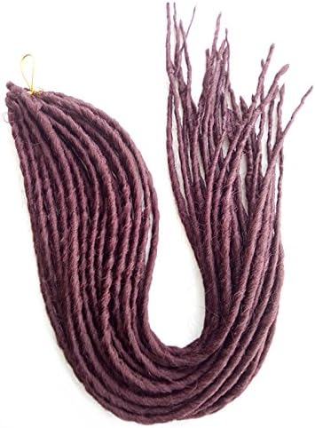 Synthetic Goddess Faux Locs 22inch 24Strands/pack Dreadlocks Crochet Braids Twist Braiding Hip-Hop Hair Extensions 6packs/lot (99J)