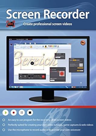 Screen Recorder - Create Professional Videos for Video Tutorials, Game Captures & Web Videos Windows 10-8-7