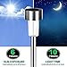 SURSUNNY Solar Lights Outdoor [16pack]- Solar Powered Pathway Lights Outdoor- Bright White -Waterproof Outdoor Landscape Lighting For Lawn/Patio/Yard/Walkway/Driveway (Stainless Steel)