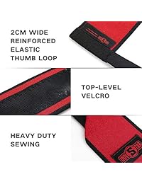 INNSTAR - Muñequeras para levantamiento de pesas (2 unidades)